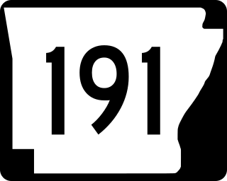 <span class="mw-page-title-main">Arkansas Highway 191</span> State highway in Arkansas, United States