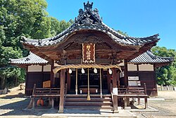 朝日八幡神社拝殿