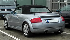 Audi Tt: Pierwsza generacja, Druga generacja, Trzecia generacja