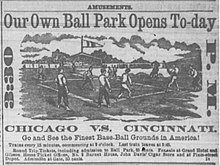 Advertisement for Avenue Grounds Avenue Grounds Cincinnati 1875 Sep 9.jpg