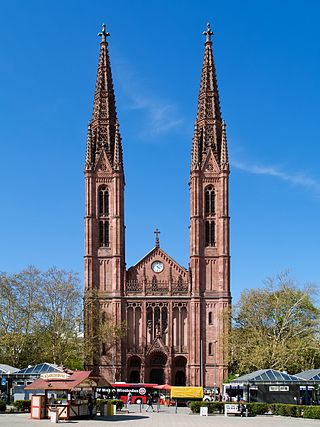 <span class="mw-page-title-main">St. Bonifatius, Wiesbaden</span> Church in Hesse, Germany