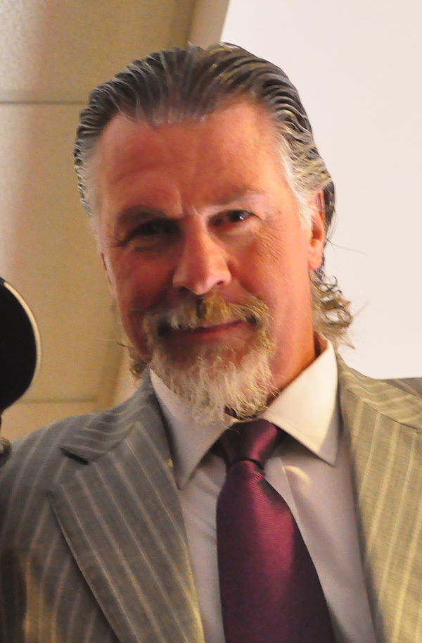 Barry Melrose pictured at the 2010 Stanley Cup Finals