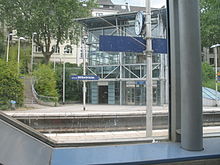 Zugang zum Stadtbahnbereich