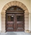 * Nomination Exit from the courtyard of the former Jesuit College, today's university in Bamberg --Ermell 06:35, 8 April 2017 (UTC) * Promotion Good quality, still could use some extra sharpening --Poco a poco 07:57, 8 April 2017 (UTC) … and a bit perspective correction. The door is leaning left. -- Spurzem 08:03, 8 April 2017 (UTC)