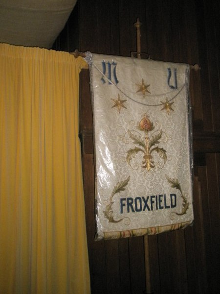 File:Banner within St Peter's, High Cross - geograph.org.uk - 1183415.jpg