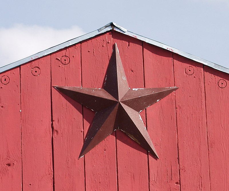 Barnstar Wikipedia, Large Wooden Decorative Stars