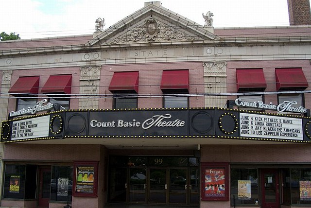 The Count Basie Theatre, named for Count Basie, who was born in Red Bank