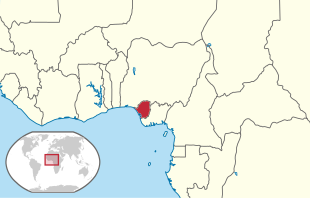 Benin Republic in its region (1967).svg