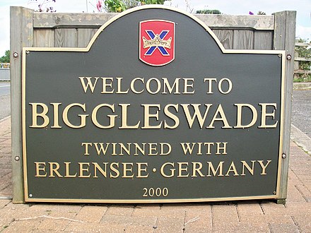 Biggleswade Entry Sign