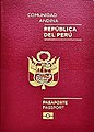 Passaporte biométrico peruano