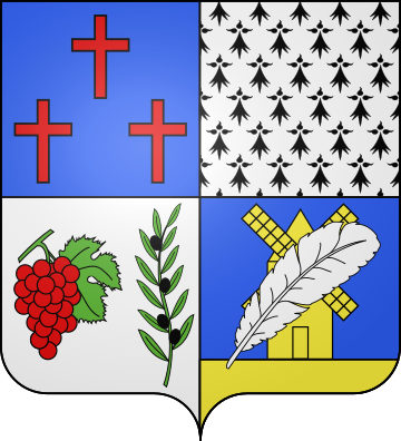 File:Blason de la ville de Bezouce (30).svg