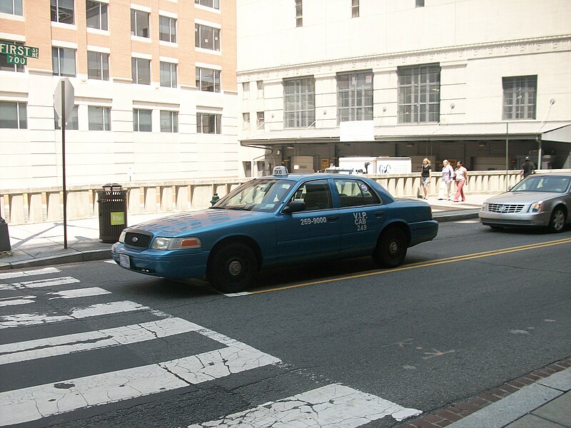 File:Blue cab Washington D.C..JPG