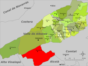 Bocairente-Mapa del Valle de Albaida.svg