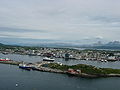 Port of Bodø and city center Bodø havn og sentrum