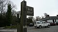 Photo of same location (in other direction), with the bus stop in view. March 2008.