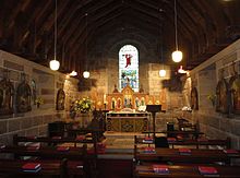 Interior of St Ninian's Chapel Braemar, Mar Lodge Estate, St Ninian's Chapel - interior 01.jpg