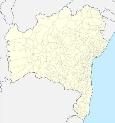 Location map Brazil Bahia