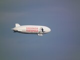 Zeppelin der Bregenzer Festspiele im Mai 2012