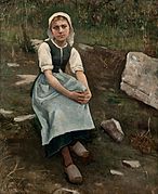 Bretagnelais­tyttö, 1880