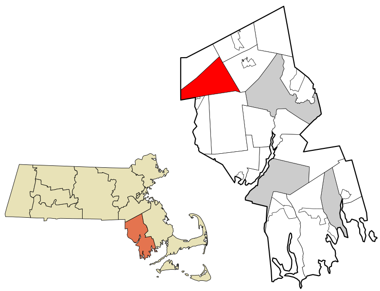 File:Bristol County Massachusetts incorporated and unincorporated areas Attleboro highlighted.svg