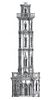 1822 line drawing of the tower