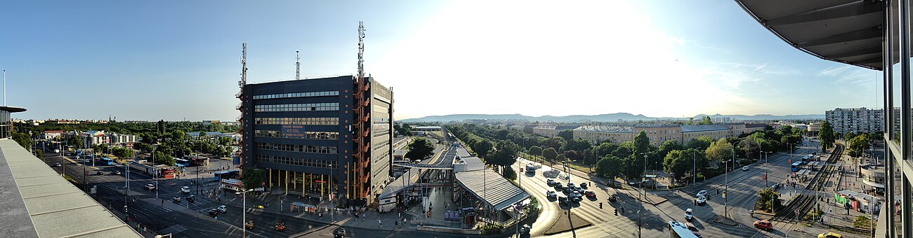 Örs vezér tere, panoráma fotó