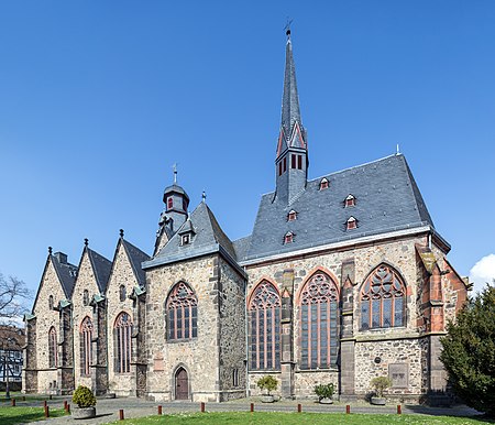 Butzbach Markuskirche von Suedosten 20140326