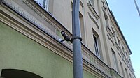 CCTV camera, Grota Roweckiego - Warszawska street corner, Tomaszów Mazowiecki.jpg