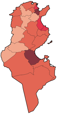 COVID-19-Ausbruchsfälle in Tunesien.svg