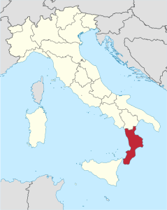 Calabria - Sijainti