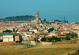 Vista panoramica di Calaf dalla C-25