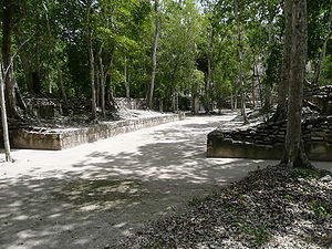 Calakmul: Localisation, Population et extension, Calakmul et Tikal