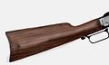 Dřevěná pažba "anglického typu" (tj. rovná) na Winchester Carbine
