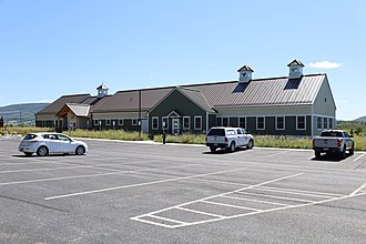 The refuge visitor center in 2021 Canaan Valley National Wildlife Refuge Visitor Center 2021a.jpg