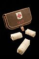 Canvas and leather medicine pouch, Brussels, Belgium, 1914-1 Wellcome L0058884.jpg