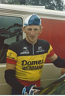 Carlo Bomans is de Belgische kampioen van 1989.