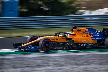 Sainz at the 2019 Hungarian Grand Prix