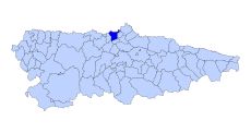 Castrillon Asturies map.svg