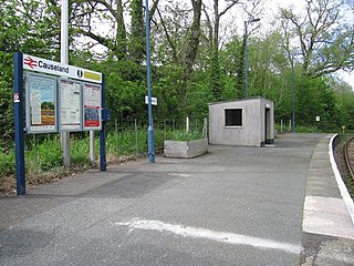 <span class="mw-page-title-main">Causeland railway station</span> Railway station in Cornwall, England