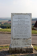 Stèle du 4e régiment de zouaves.