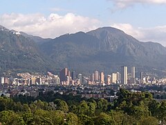 Pohled na Bogotu