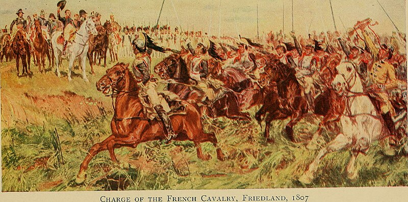 File:Charge of the French cavalry, Friedland, 1807.jpg