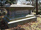 Charles Sumner's grave