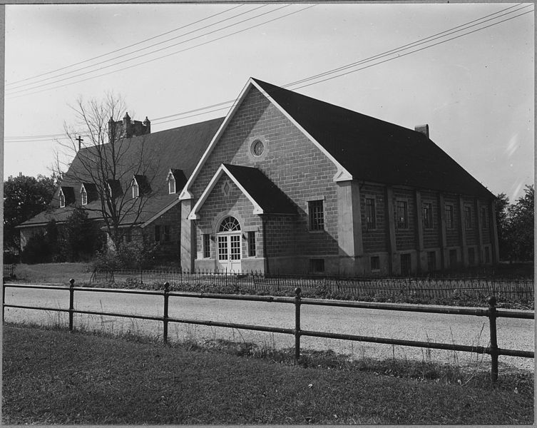 File:Charles County, Maryland. The Episcopal church parish hall, which was erected in 1939 on the rear of . . . - NARA - 521541.jpg