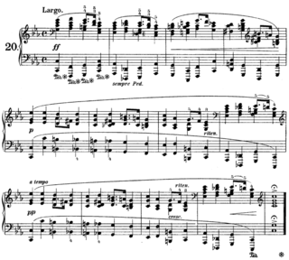 <i>Variations on a Theme of Chopin</i> (Rachmaninoff) Piano composition by Sergei Rachmaninoff