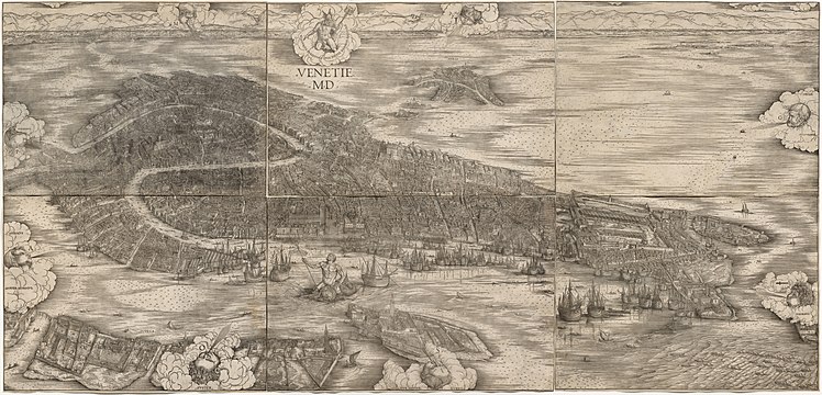 Images of Venice by Jacopo de' Barbari in the Cleveland Museum of Art, 1st state