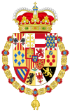 Coat of Arms of Juan, Count of Barcelona, after the renounce of his claim to the Throne