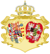 Coat of Arms of Maria Amalia of Saxony, Queen of Naples and Sicily.svg