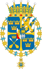 Coat of arms of Prince Gabriel, Duke of Dalarna.svg
