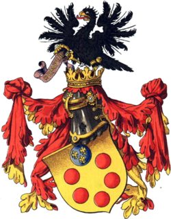 Coat of arms of the House of de' Medici.png